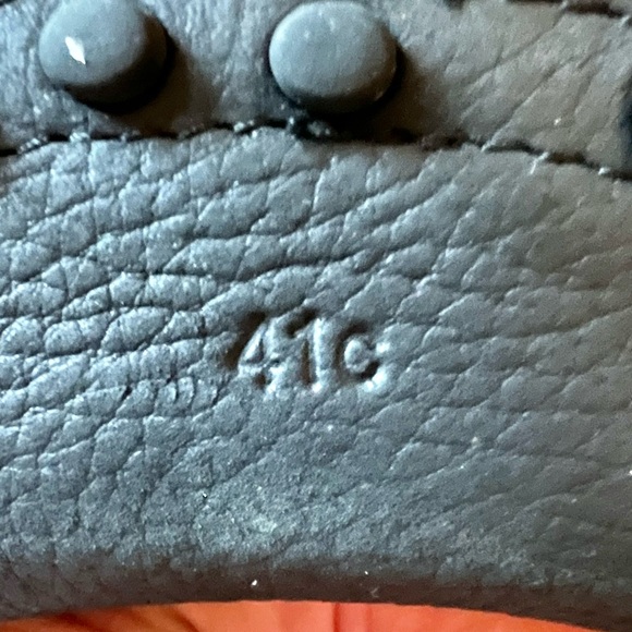 Amy Jo Gladstone New York Black Leather Slip On Driving Shoes Size 9.5 - Picture 11 of 12